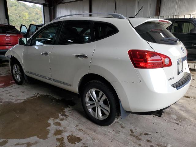 JN8AS5MV6DW657877 - 2013 NISSAN ROGUE S WHITE photo 2