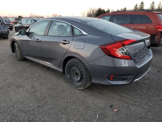 2HGFC2F58KH025440 - 2019 HONDA CIVIC LX GRAY photo 2