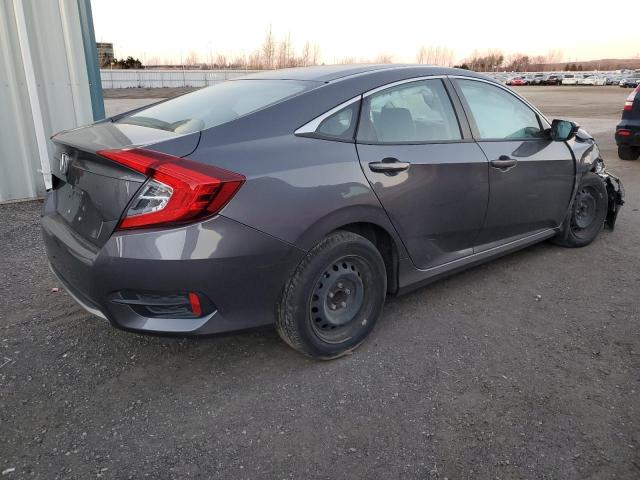 2HGFC2F58KH025440 - 2019 HONDA CIVIC LX GRAY photo 3