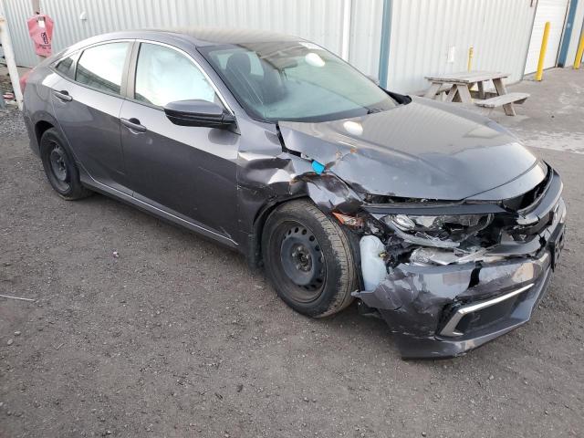 2HGFC2F58KH025440 - 2019 HONDA CIVIC LX GRAY photo 4