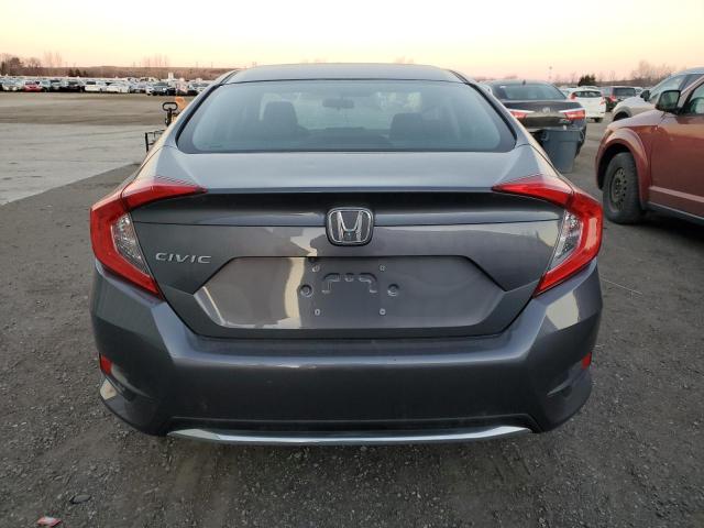 2HGFC2F58KH025440 - 2019 HONDA CIVIC LX GRAY photo 6