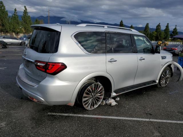 JN8AZ2NF1J9660116 - 2018 INFINITI QX80 BASE SILVER photo 3