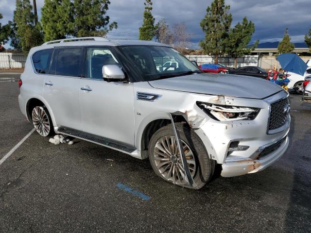 JN8AZ2NF1J9660116 - 2018 INFINITI QX80 BASE SILVER photo 4