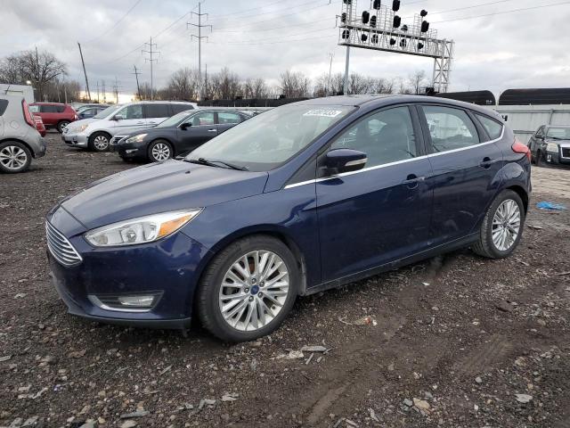 1FADP3N25HL307284 - 2017 FORD FOCUS TITANIUM BLUE photo 1