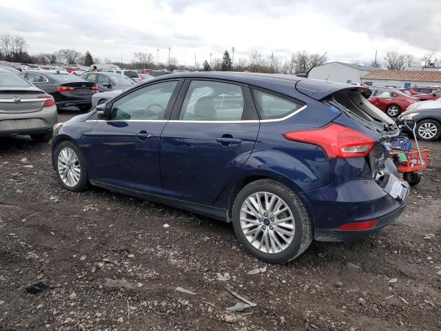 1FADP3N25HL307284 - 2017 FORD FOCUS TITANIUM BLUE photo 2