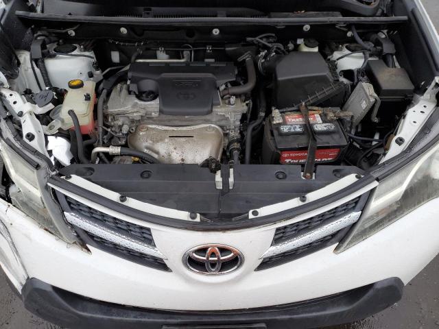 2T3ZFREVXFW186245 - 2015 TOYOTA RAV4 LE WHITE photo 11