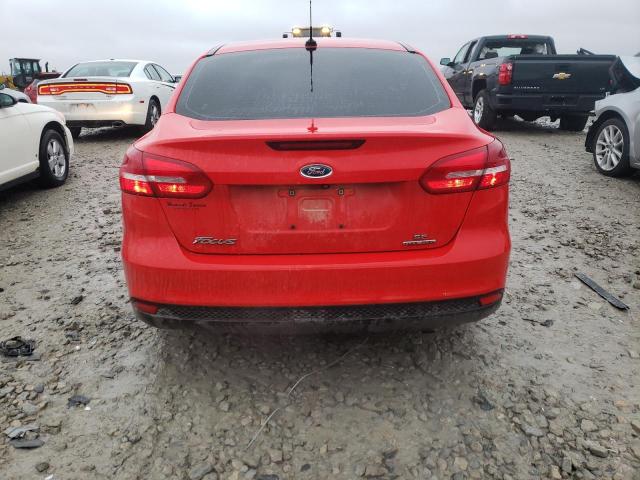 1FADP3F2XFL289781 - 2015 FORD FOCUS SE RED photo 6
