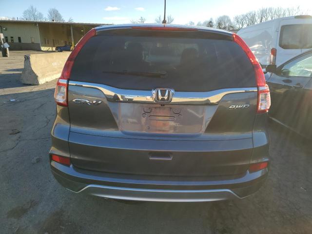 2HKRM4H59GH636500 - 2016 HONDA CR-V EX GRAY photo 6