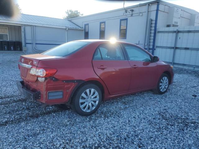 5YFBU4EE5DP208685 - 2013 TOYOTA COROLLA BASE RED photo 3