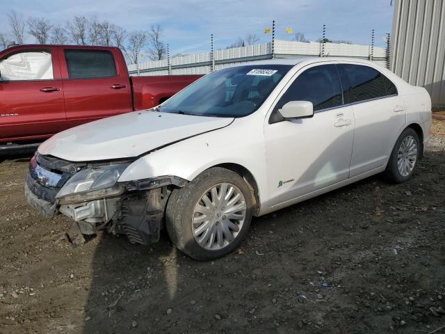 3FADP0L31BR335361 - 2011 FORD FUSION HYBRID WHITE photo 1