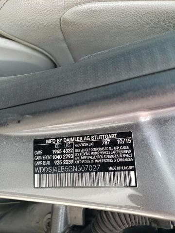 WDDSJ4EB5GN307027 - 2016 MERCEDES-BENZ CLA 250 Grau Foto 12