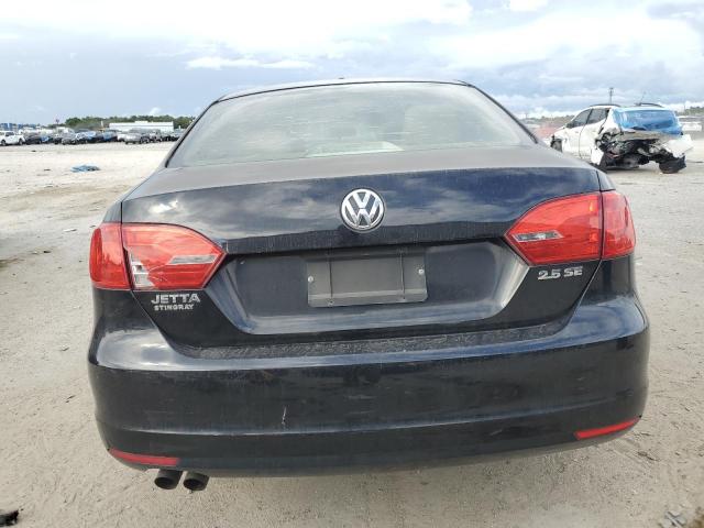 3VWBX7AJ2CM030796 - 2012 VOLKSWAGEN JETTA SE BLACK photo 6