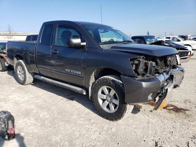 1N6AA0CC8AN323401 - 2010 NISSAN TITAN XE GRAY photo 4