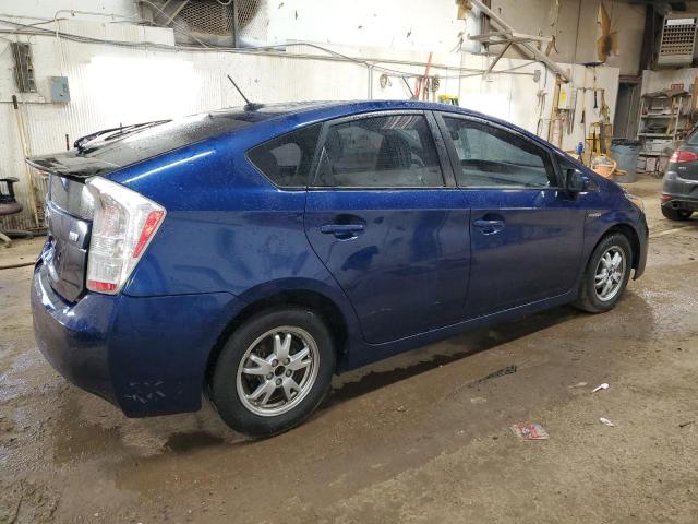 JTDKN3DU7A5125316 - 2010 TOYOTA PRIUS BLUE photo 3