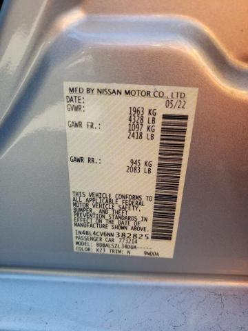 1N4BL4CV6NN382825 - 2022 NISSAN ALTIMA SR SILVER photo 13