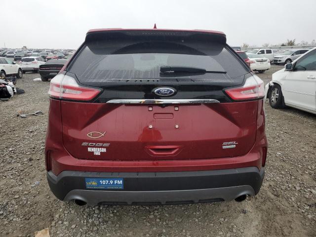 2FMPK3J98KBC00502 - 2019 FORD EDGE SEL BURGUNDY photo 6