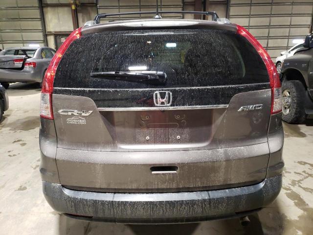 5J6RM4H71CL045224 - 2012 HONDA CR-V EXL GRAY photo 6