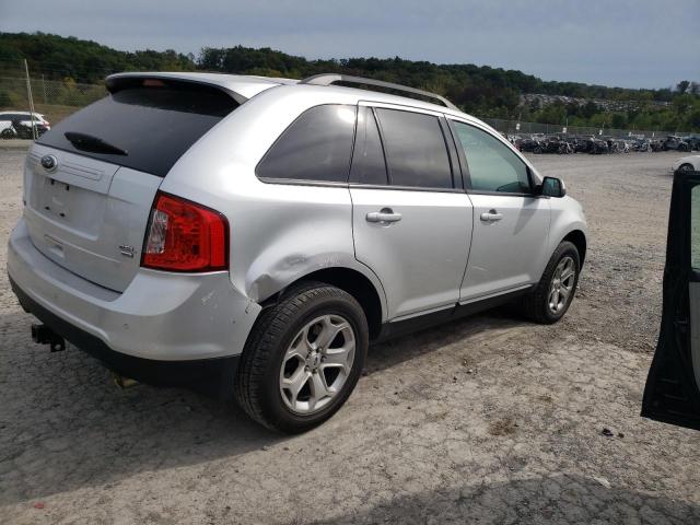 2FMDK4JC5DBE31431 - 2013 FORD EDGE SEL SILVER photo 3