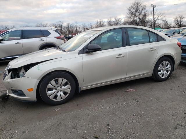 1G1PA5SGXE7183420 - 2014 CHEVROLET CRUZE LS GOLD photo 1