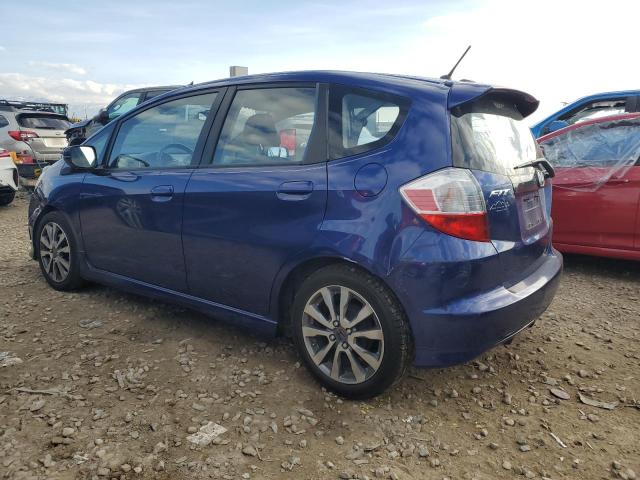 JHMGE8H5XDC004297 - 2013 HONDA FIT SPORT BLUE photo 2