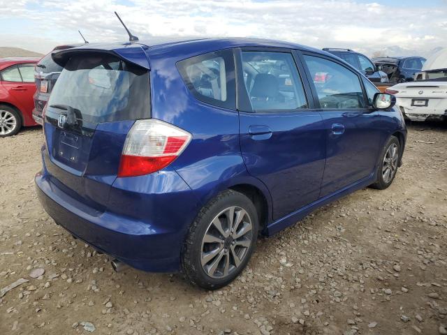 JHMGE8H5XDC004297 - 2013 HONDA FIT SPORT BLUE photo 3