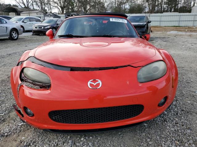 JM1NC25F760118268 - 2006 MAZDA MX-5 MIATA RED photo 5