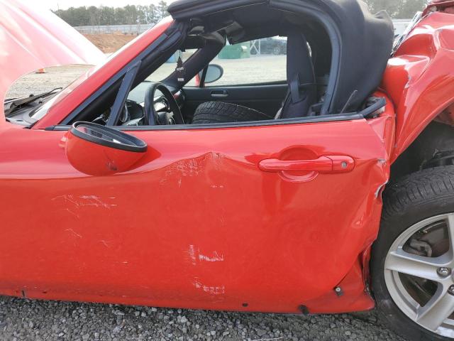 JM1NC25F760118268 - 2006 MAZDA MX-5 MIATA RED photo 7