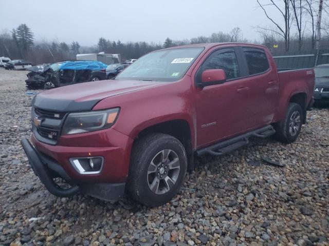 1GCGTDEN7J1147283 - 2018 CHEVROLET COLORADO Z71 RED photo 1