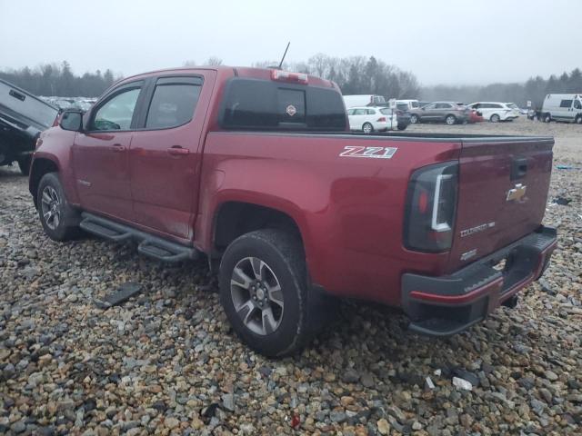 1GCGTDEN7J1147283 - 2018 CHEVROLET COLORADO Z71 RED photo 2