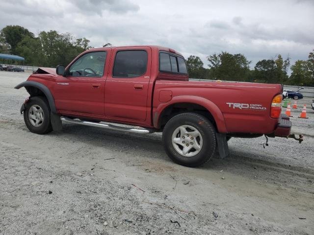 5TEGN92N42Z120044 - 2002 TOYOTA TACOMA DOUBLE CAB PRERUNNER BURGUNDY photo 2