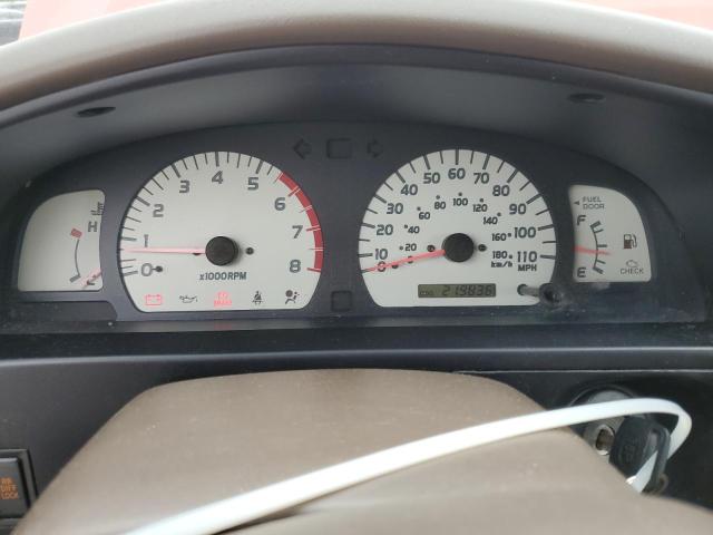 5TEGN92N42Z120044 - 2002 TOYOTA TACOMA DOUBLE CAB PRERUNNER BURGUNDY photo 9