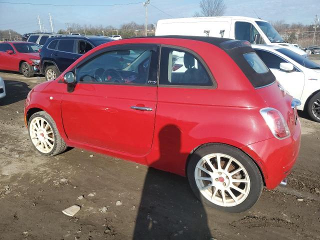 3C3CFFDR3CT343906 - 2012 FIAT 500 POP RED photo 2