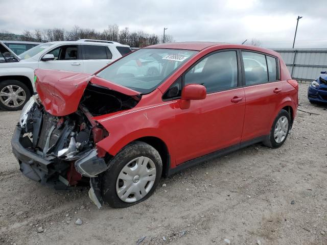 3N1BC1CP0AL437535 - 2010 NISSAN VERSA S RED photo 1