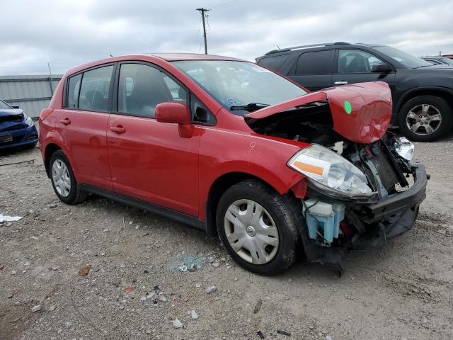 3N1BC1CP0AL437535 - 2010 NISSAN VERSA S RED photo 4