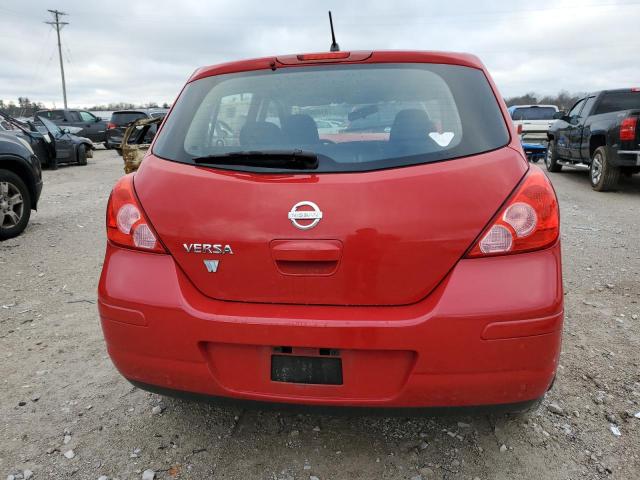 3N1BC1CP0AL437535 - 2010 NISSAN VERSA S RED photo 6