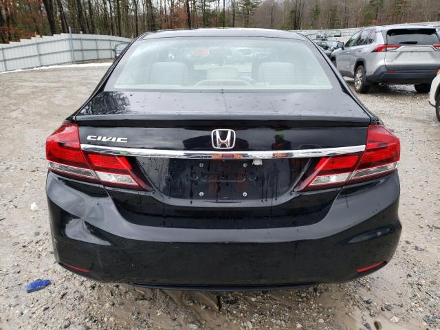 19XFB2F54FE258525 - 2015 HONDA CIVIC LX BLACK photo 6