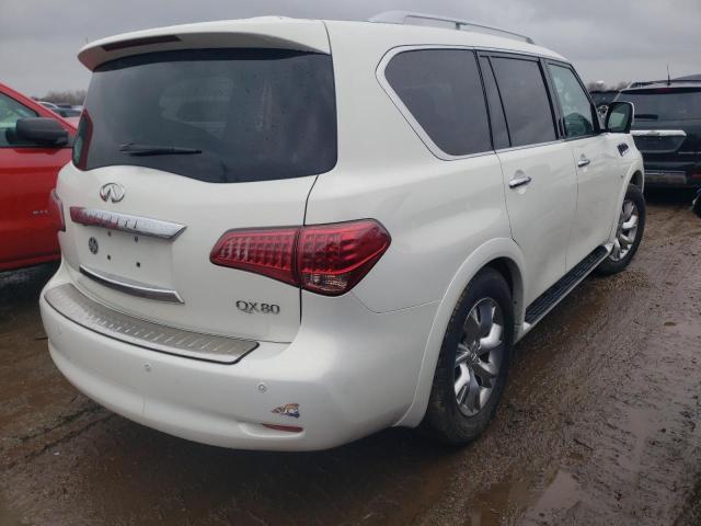 JN8AZ2NE7E9068152 - 2014 INFINITI QX80 WHITE photo 3