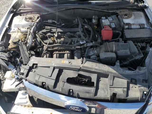 3FAHP0HA8CR136172 - 2012 FORD FUSION SE SILVER photo 11