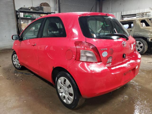 JTDJT923985192735 - 2008 TOYOTA YARIS RED photo 2