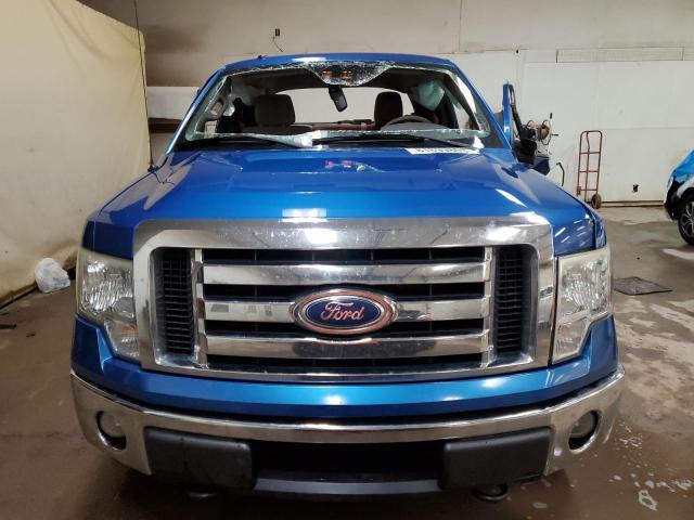 1FTEW1E85AFB93771 - 2010 FORD F150 SUPERCREW BLUE photo 5