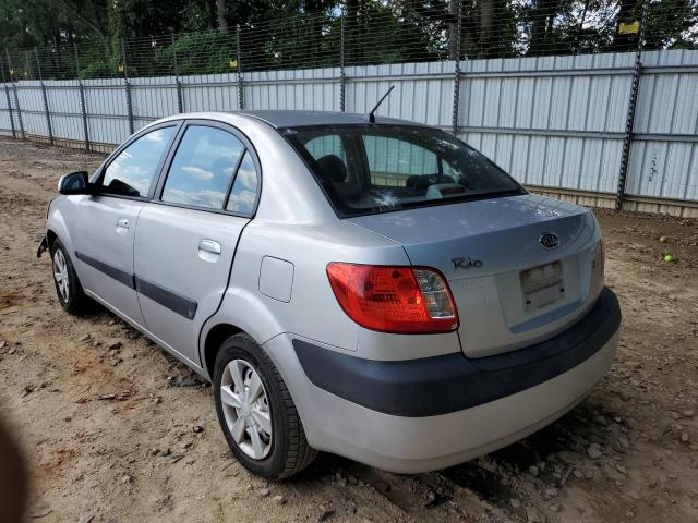 KNADE123266033617 - 2006 KIA RIO SILVER photo 3