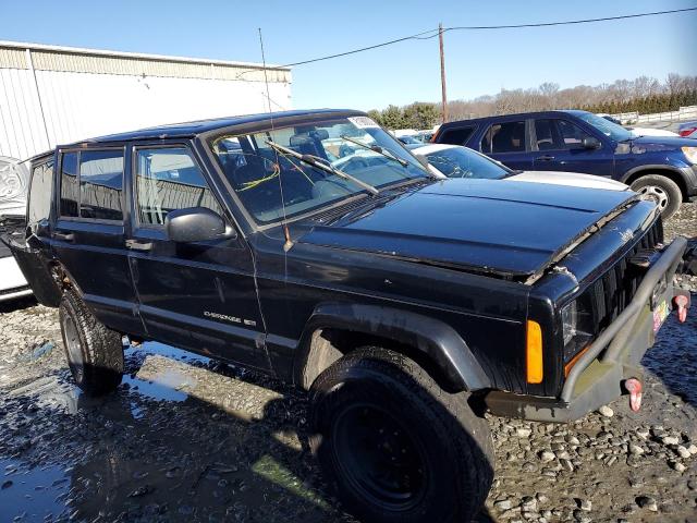 1J4FF58S51L575023 - 2001 JEEP CHEROKEE CLASSIC BLACK photo 4