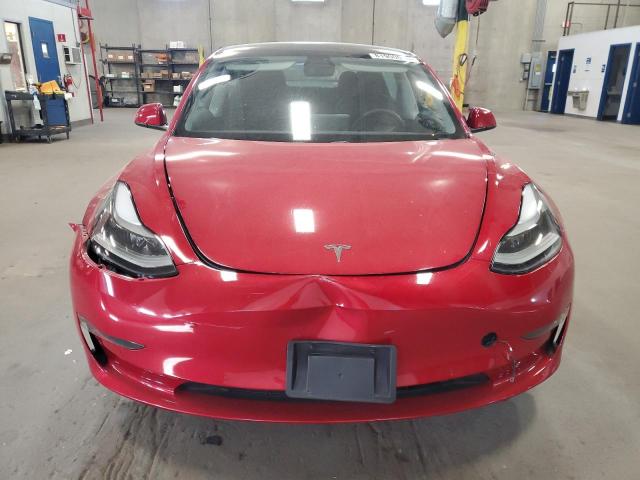 5YJ3E1EB2MF960782 - 2021 TESLA MODEL 3 RED photo 5