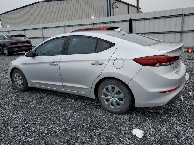 KMHD74LFXHU116195 - 2017 HYUNDAI ELANTRA SE SILVER photo 2