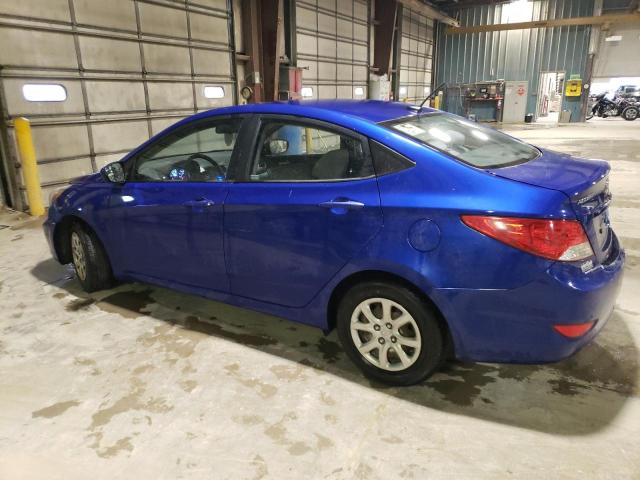 KMHCT4AE9EU597618 - 2014 HYUNDAI ACCENT GLS BLUE photo 2