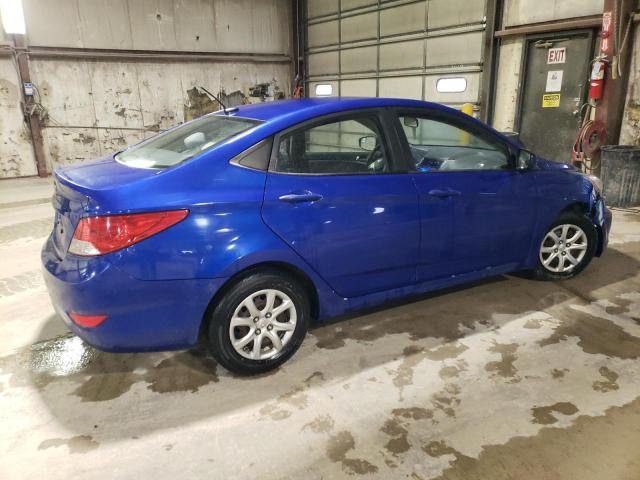 KMHCT4AE9EU597618 - 2014 HYUNDAI ACCENT GLS BLUE photo 3