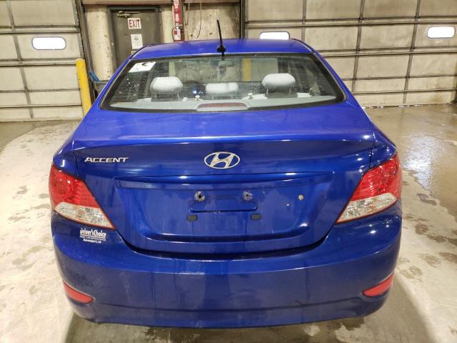 KMHCT4AE9EU597618 - 2014 HYUNDAI ACCENT GLS BLUE photo 6