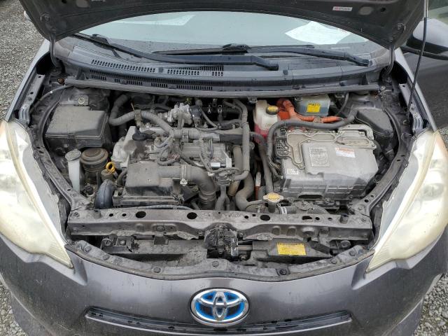 JTDKDTB3XC1519142 - 2012 TOYOTA PRIUS C 石墨色 照片 11