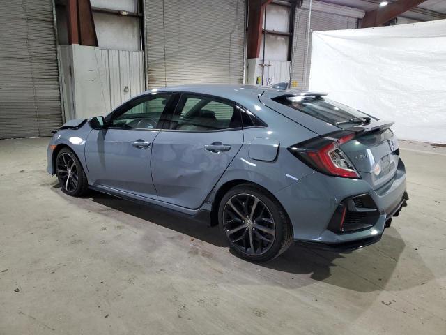 SHHFK7H46MU221192 - 2021 HONDA CIVIC SPORT TEAL photo 2