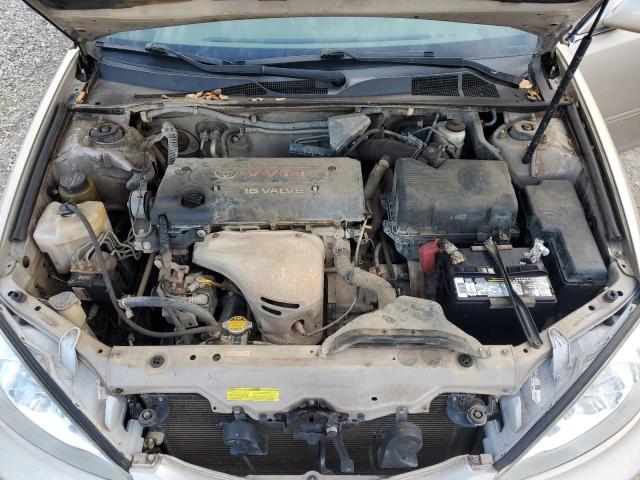 4T1BE32K74U844685 - 2004 TOYOTA CAMRY LE TAN photo 11